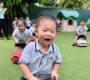 Joyful children having outdoor activities at Starshine Montessori preschool 90x80